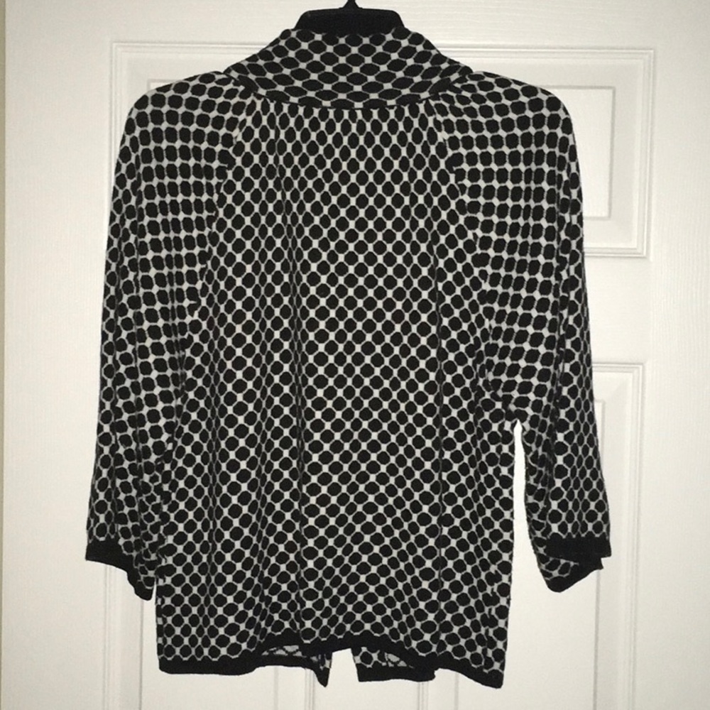 Chico’s Black and White Sweater - Picture 2 of 9